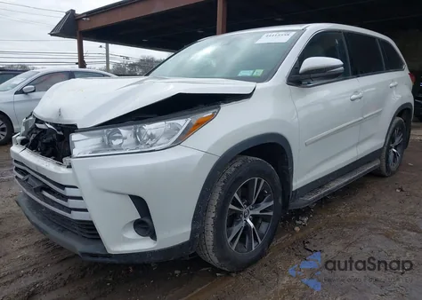 2019 Toyota Highlander Le из США, поврежденный, VIN 5TDBZRFH5KS965629